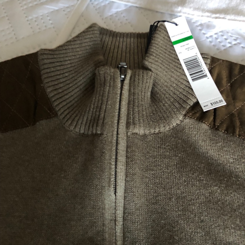 MENS Zip Up Sweater Vest